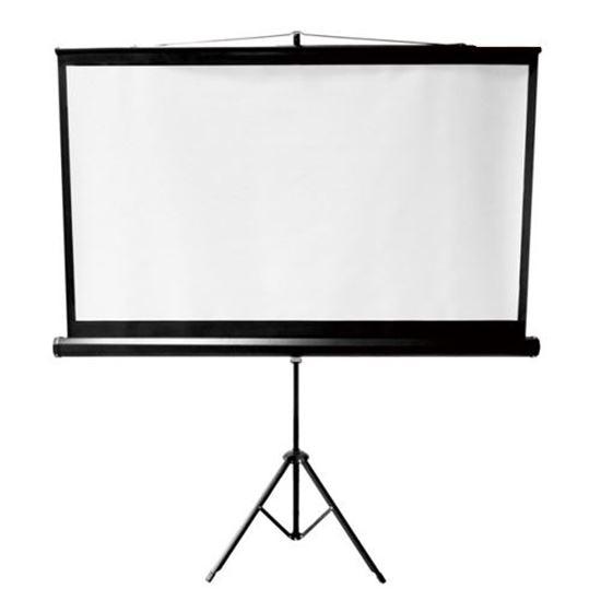 BRATECK 112'' Projector Screen, with Tripod. 1:1 Aspect ratio. 2m x 2m (WxH).   