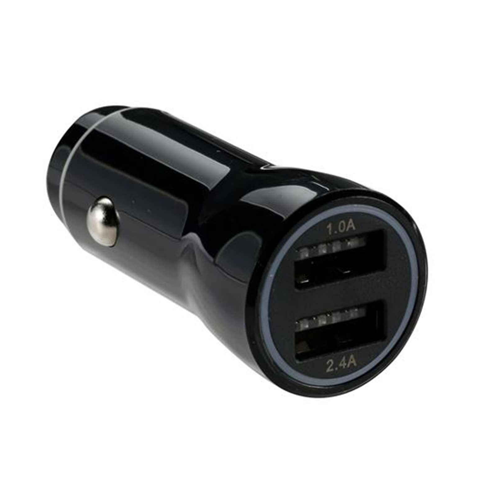 Jackson PTUSB34CIG JACKSON 3.4A Dual Port In-Car Phone Charger with 2x USB-APorts.FastCharge2DevicesSimultaneously. Compact Design. Black Colour.