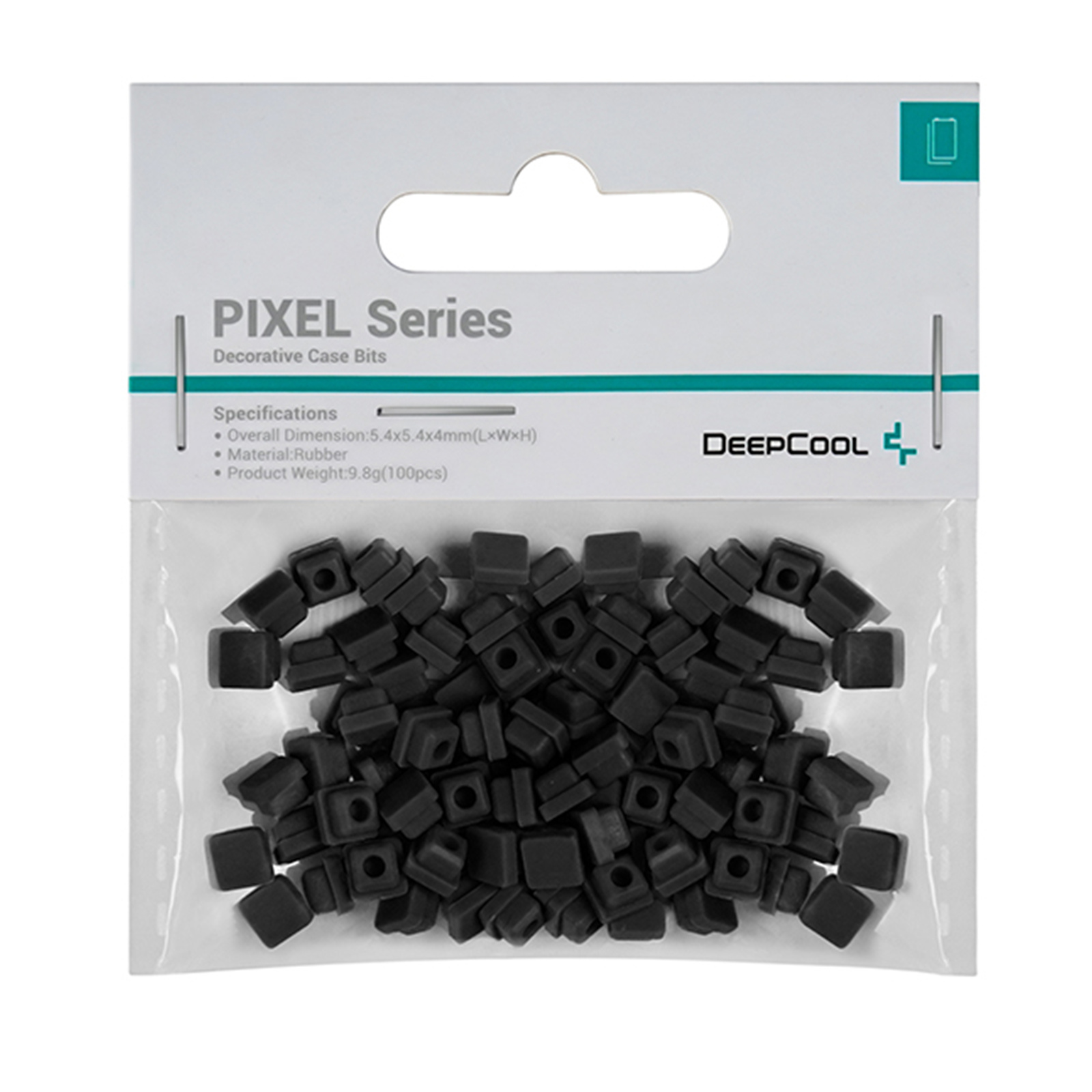 DEEPCOOL PIXEL Black Decorations. Can be attached to mesh of computer case:CH560CH360CH160 MORPHEUS series l to DIY desired pattern.