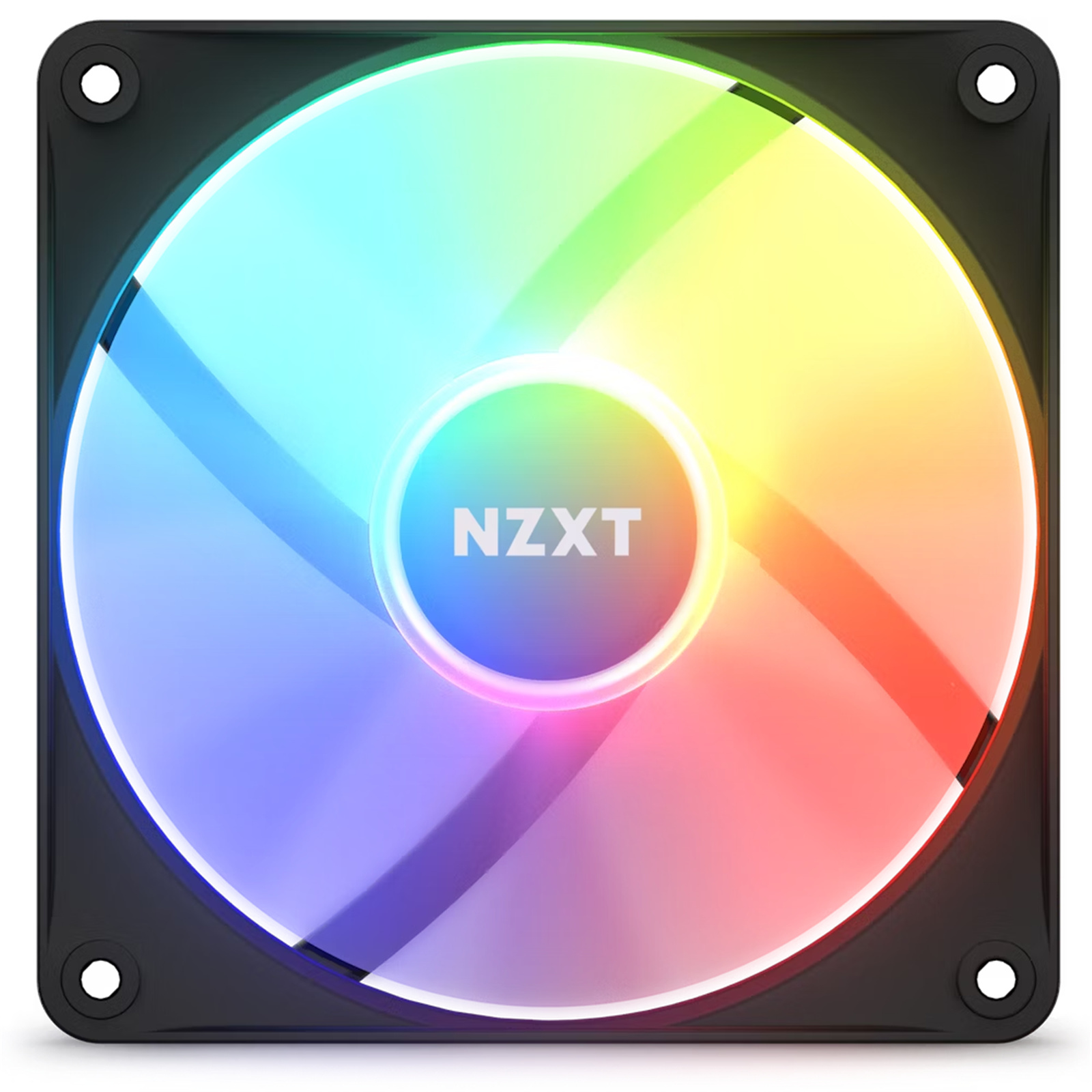 NZXT F120 Core RGB Black 120mm RGB FAN Single pack Requires NZXT RGB lighting Controller