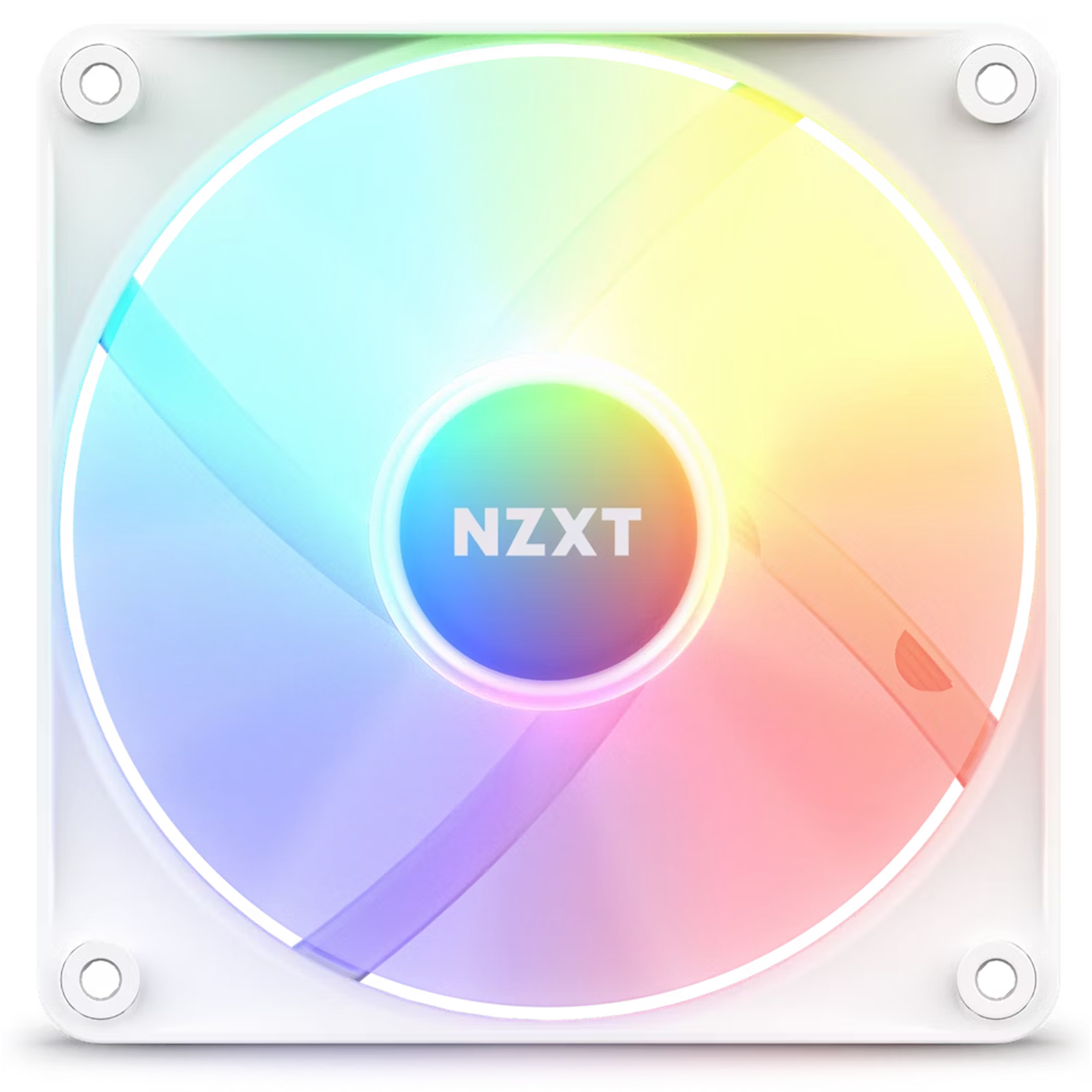 NZXT F120 Core RGB White 120mm RGB FAN Single pack Requires NZXT RGB lighting Controller