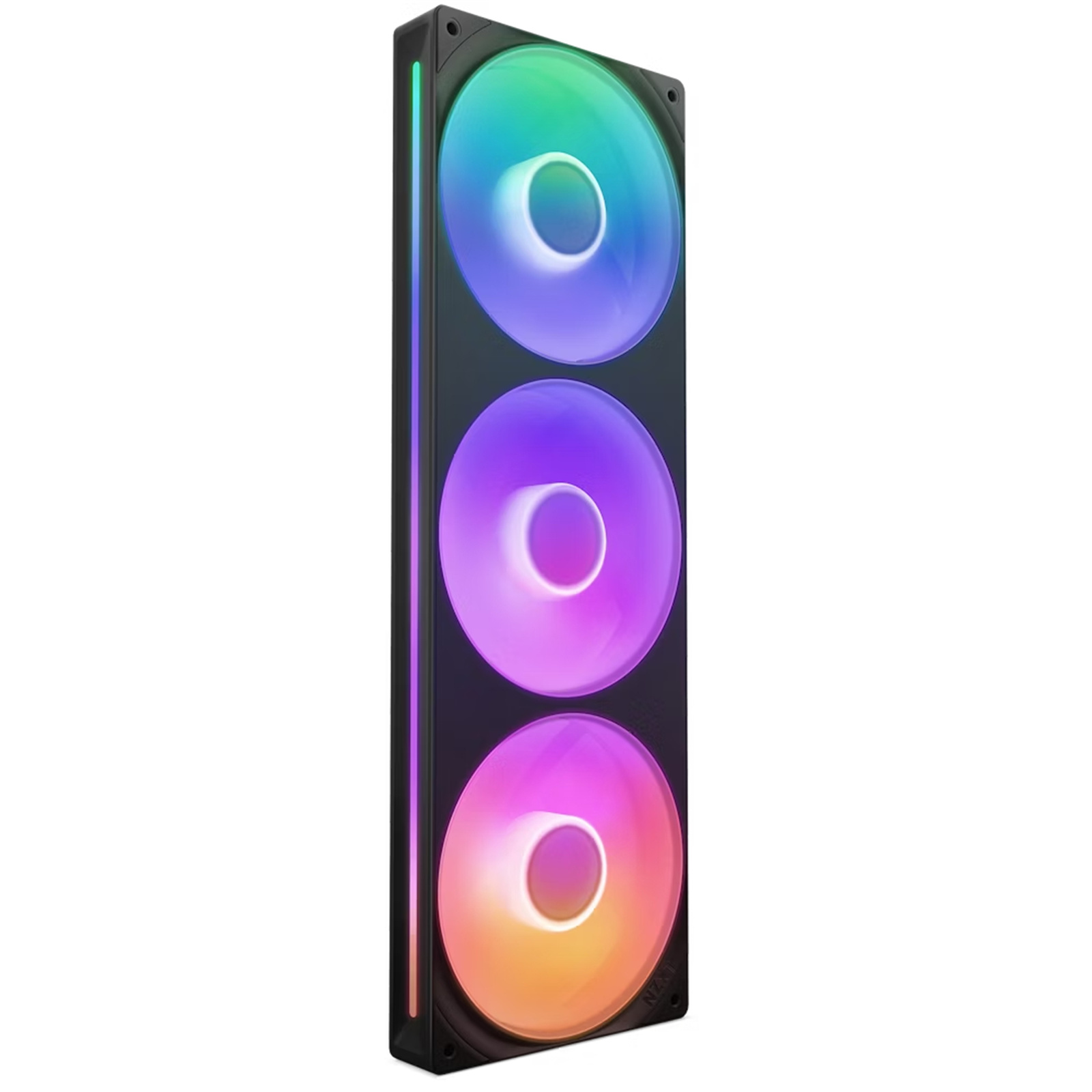 NZXT F Series 360 RGB Core PWM Fan single frame with Three Fans Black