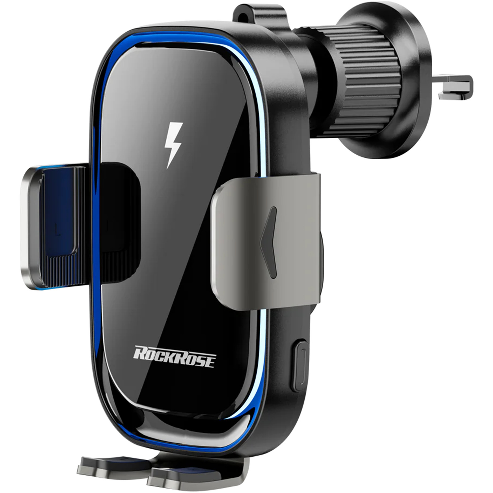 RockRose Gravity Pro Max 15W Wireless Car Charger For Android Phones with Qi Certification