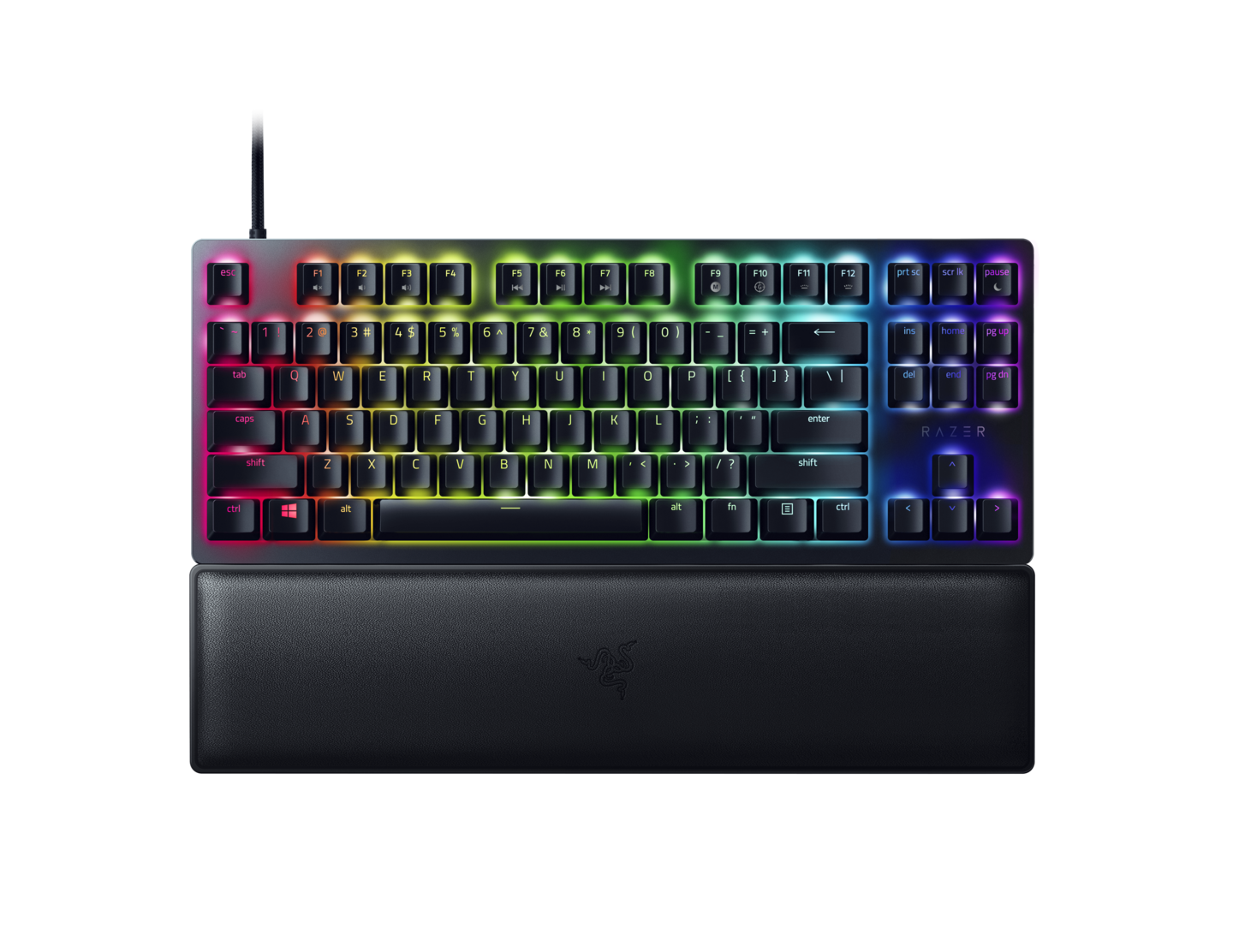 RAZER HUNTSMAN V2 TENKEYLESS - OPTICAL GAMING KEYBOARD (LINEAR RED SWITCH)