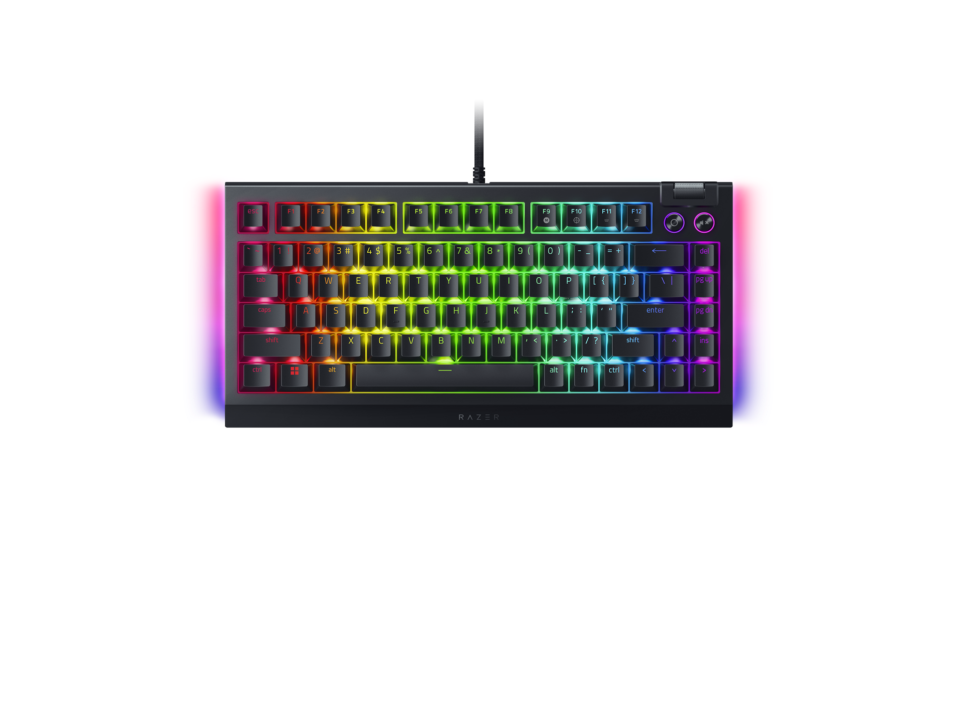 RAZER BLACKWIDOW V4 75% - HOT-SWAPPABLE MECHANICAL GAMING KEYBOARD - US LAYOUT - FRML