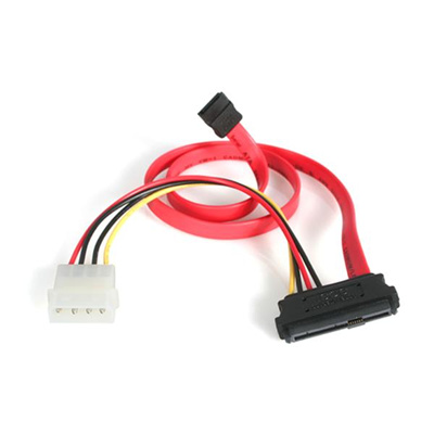 StarTech SAS729PW18 18in SAS 29 Pin to SATA Cable                                                   