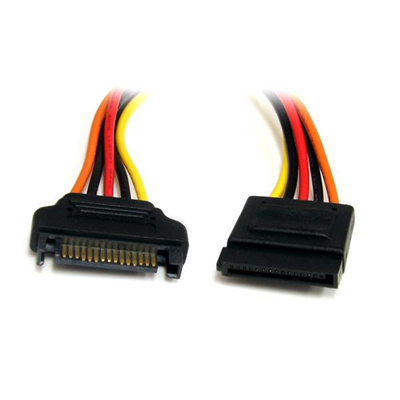 StarTech SATAPOWEXT12 12in 15 pin SATA Power Extension Cable                                        