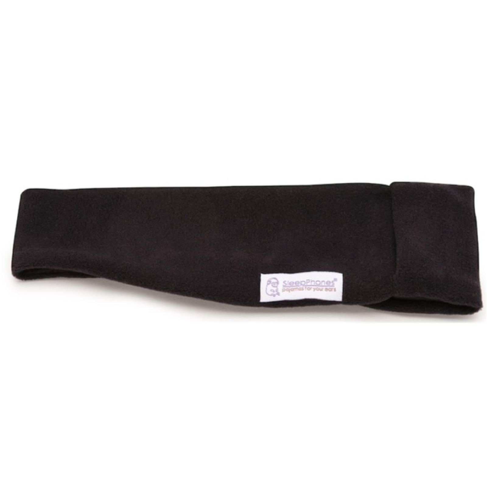 SleepPhones Wireless - Large - Black Fleece Fabric - Bluetooth - SB8BL-US - No Cord - Up to 24 Hours Battery Life