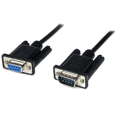 StarTech SCNM9FM2MBK 2m Black DB9 RS232 Null Modem Cable F/M                                        