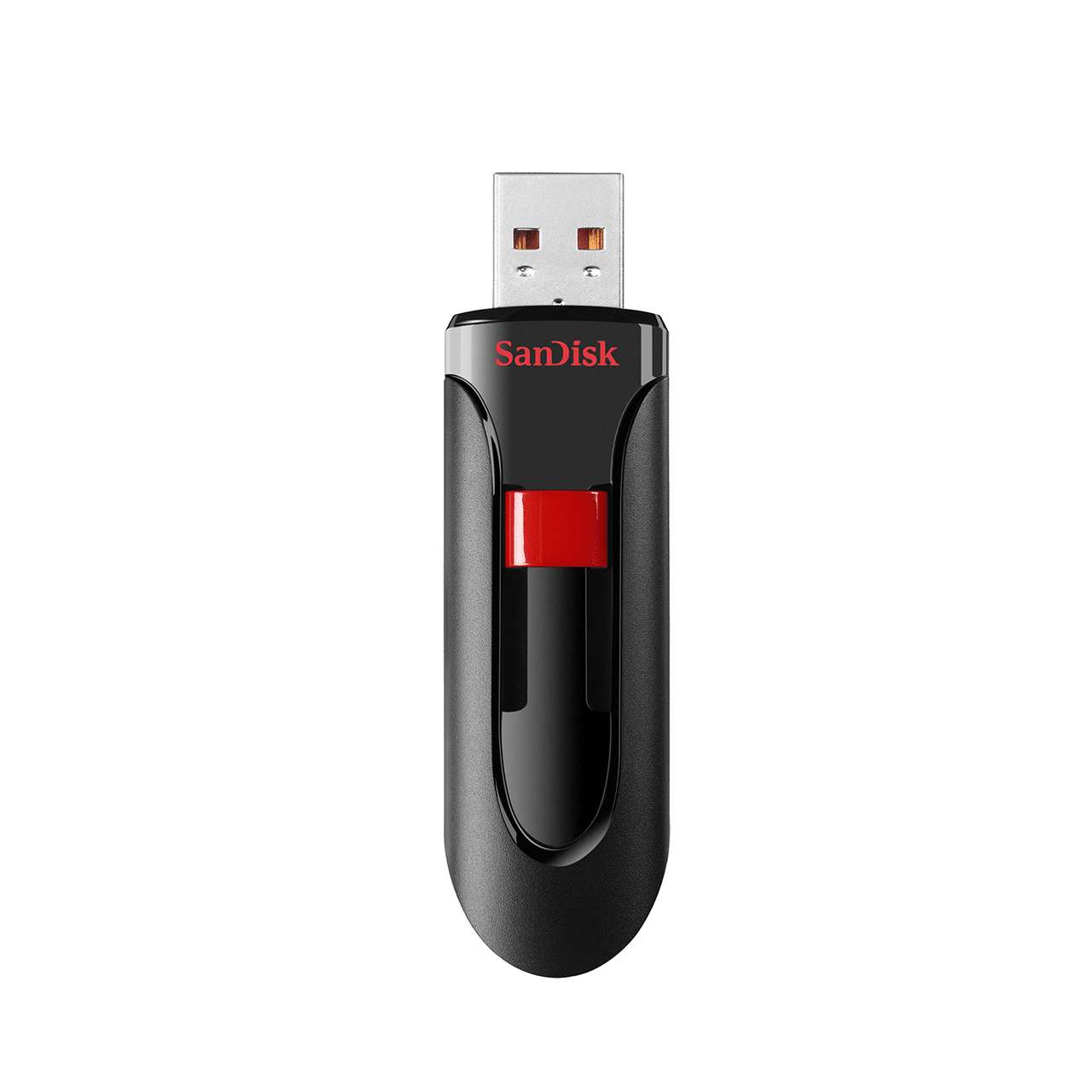 SANDISK CRUZER GLIDE USB FLASH DRIVE CZ60 32GB USB2.0 BLACK RETRACTABLE DESIGN 5Y