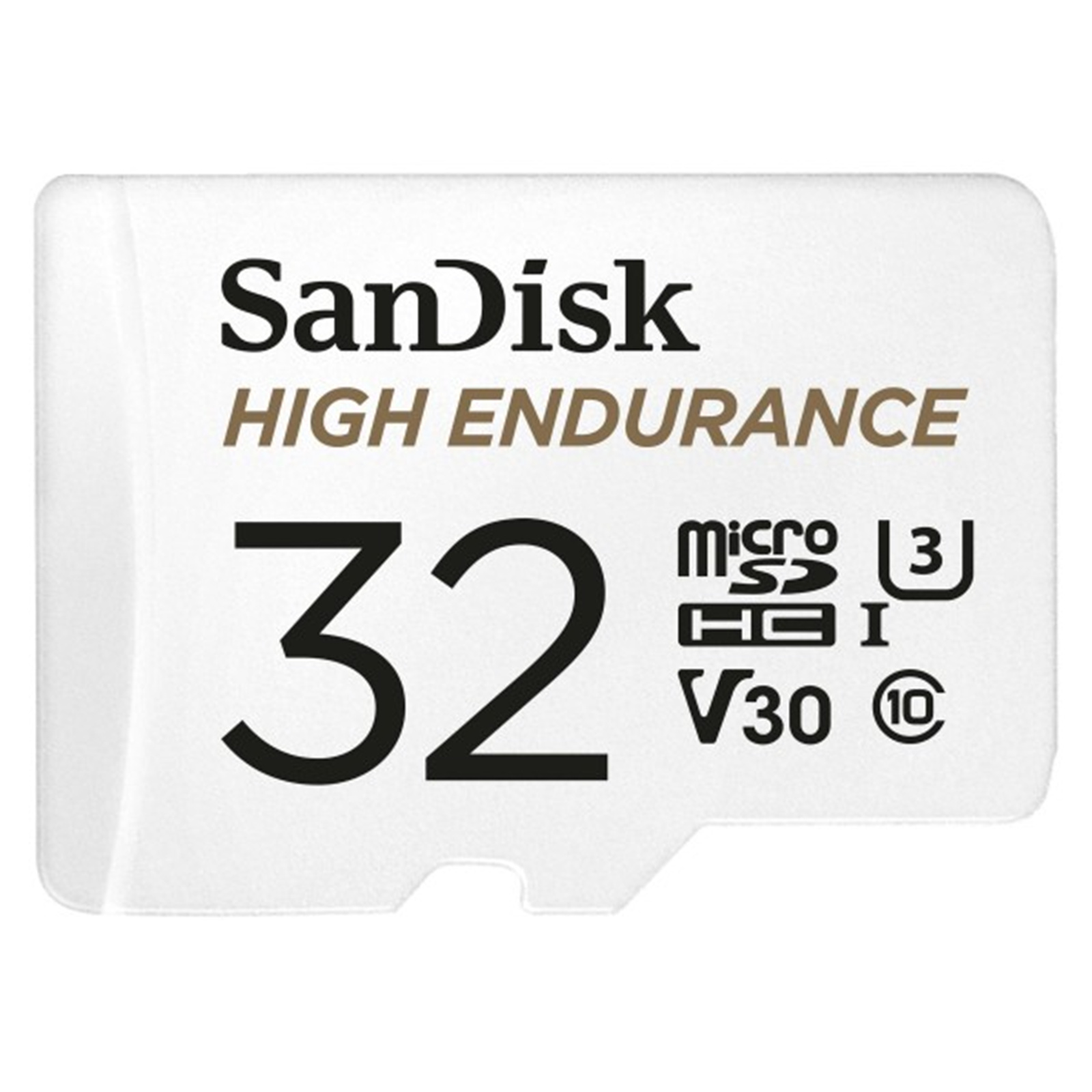 SANDISK HIGH ENDURANCE MICROSDHC CARD SQQNR 32G UHS-I C10 U3 V30 100MB/S R 40MB/S W