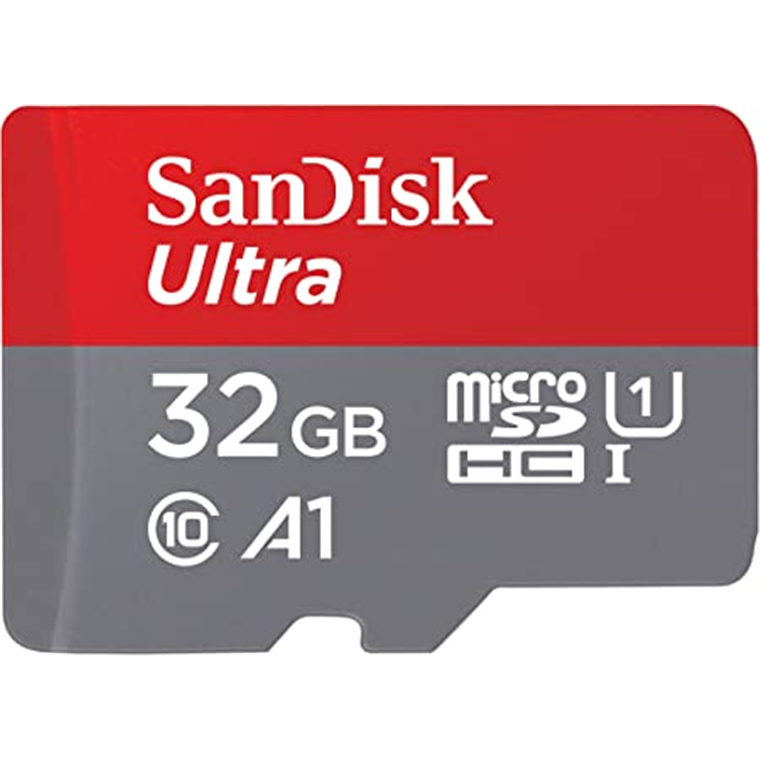 SANDISK ULTRA MICROSDHC SQUA4 32GB A1 C10 U1 UHS-I 120MB/S R 4X6 SD ADAPTOR 10Y