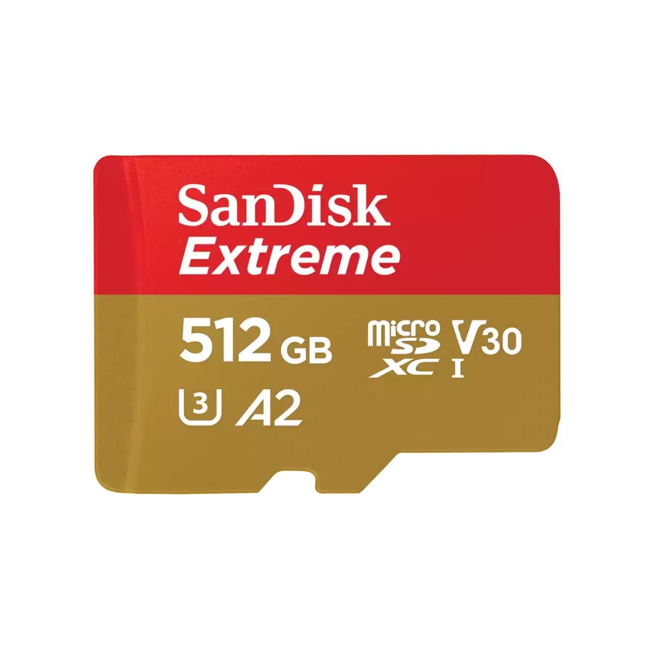 SANDISK EXTREME MICROSDXC SQXAV 512GB V30 U3 C10 A2 UHS-I 190MB/S R 130MB/S W 4X6 SD ADAPTOR LIFETIME LIMITED