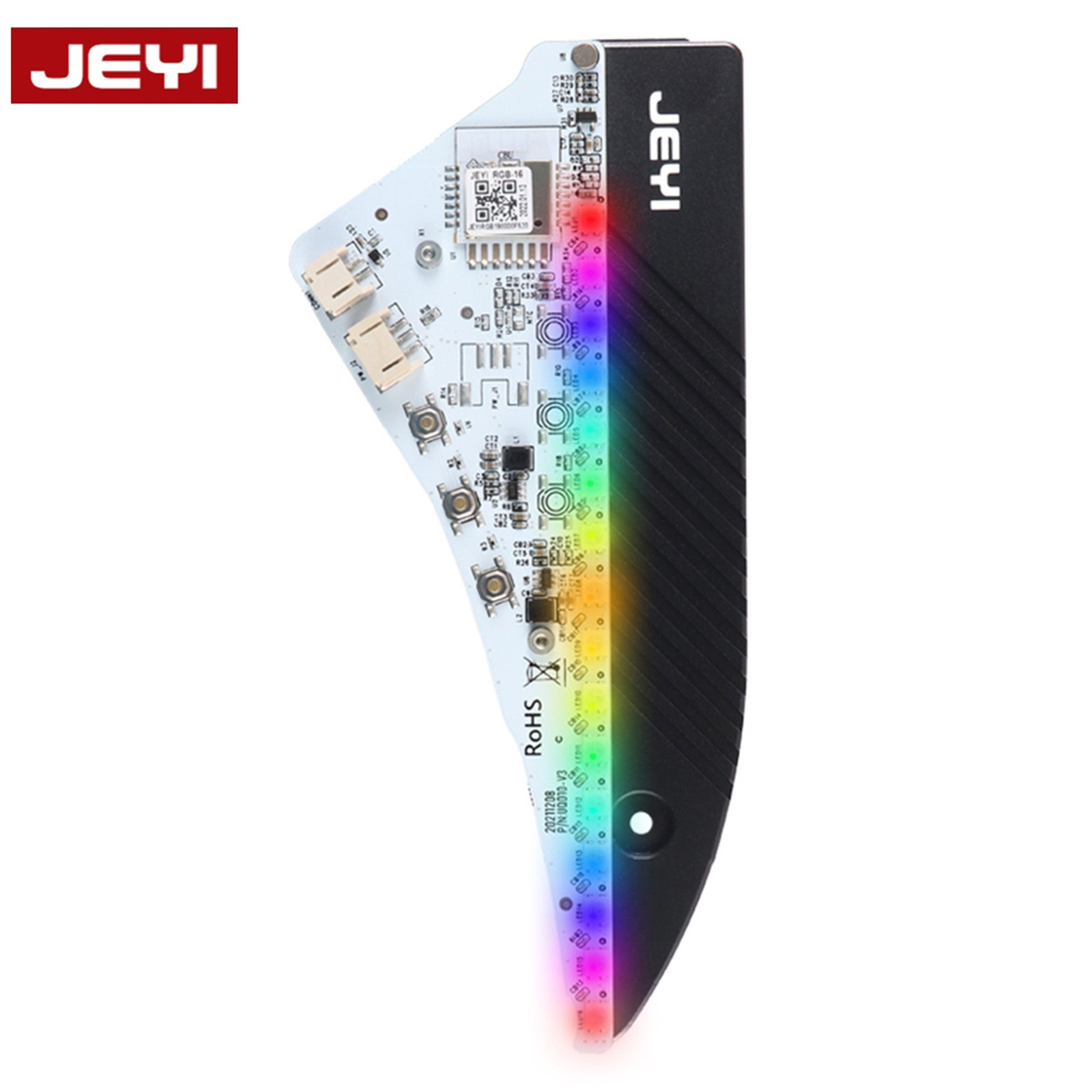 JEYI SSD Heatsink EAGLE-PS5RGB For NVME M.2 2280 Aluminum Heatsink ARGB Version Works With Playstation PS5 SSD Hard Disk Cooler  Thermal Conductivity Silicon Wafer Cooling