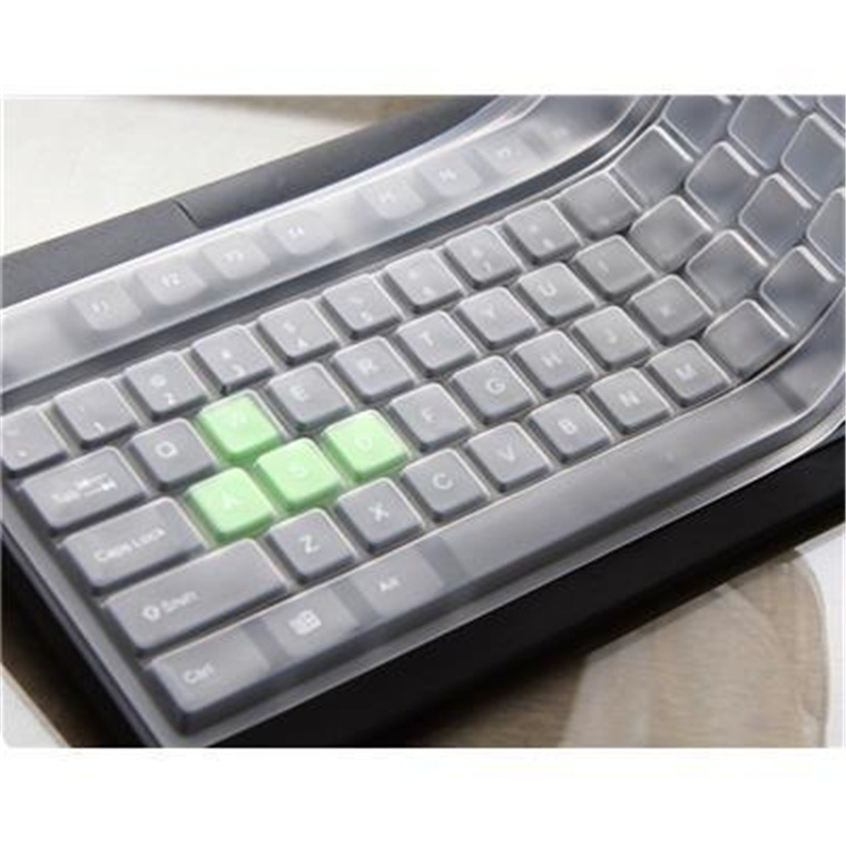 Universal Clear ultra thin Silicon cover protector for desktop Keyboard   44.5 x 13 cm              