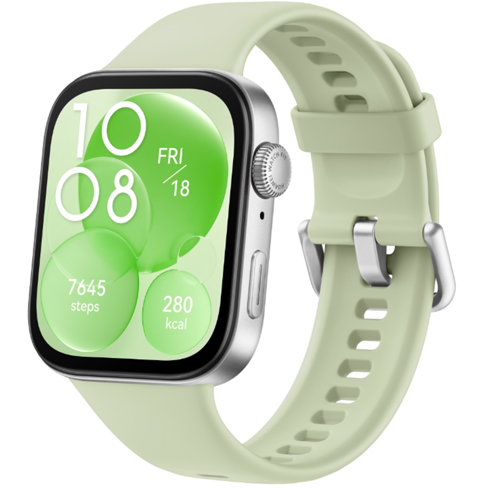Huawei Watch FIT 3 Smart Watch - Green with Flouroelastomer Strap 1.82