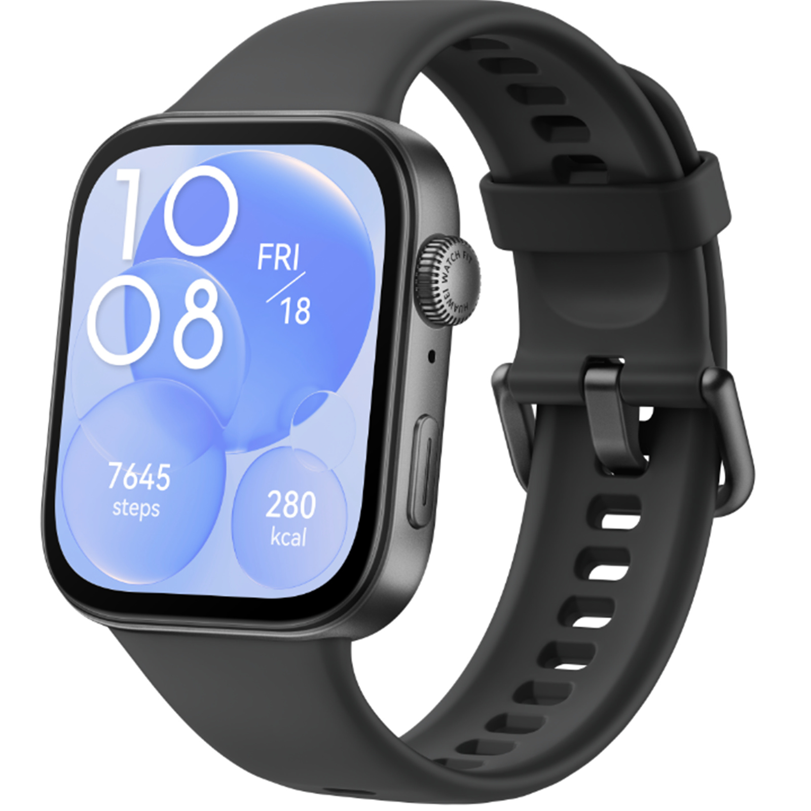Huawei Watch FIT 3 Smart Watch - Midnight Black with Flouroelastomer Strap - 1.82