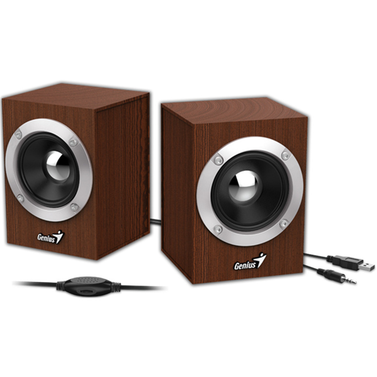 Genius SP-HF280 Wooden USB Powered Speakers