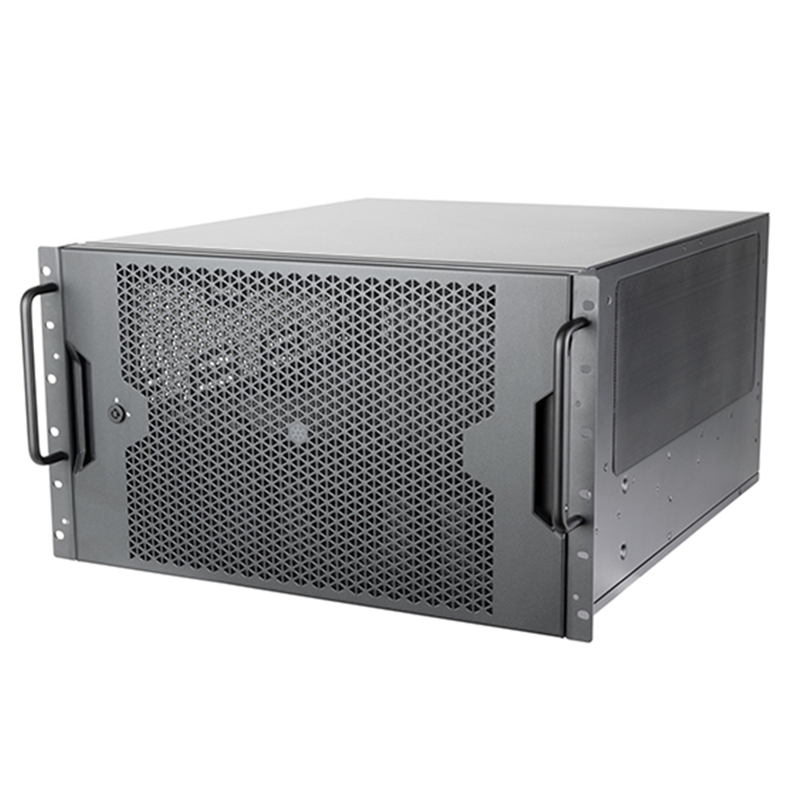 Silverstone SST-RM600 6U Case Supports Upto EATX/SSI-CEB MBD - Supports Upto 360mm AIO - Front Lock 8x PCI Slot -4x 2.5