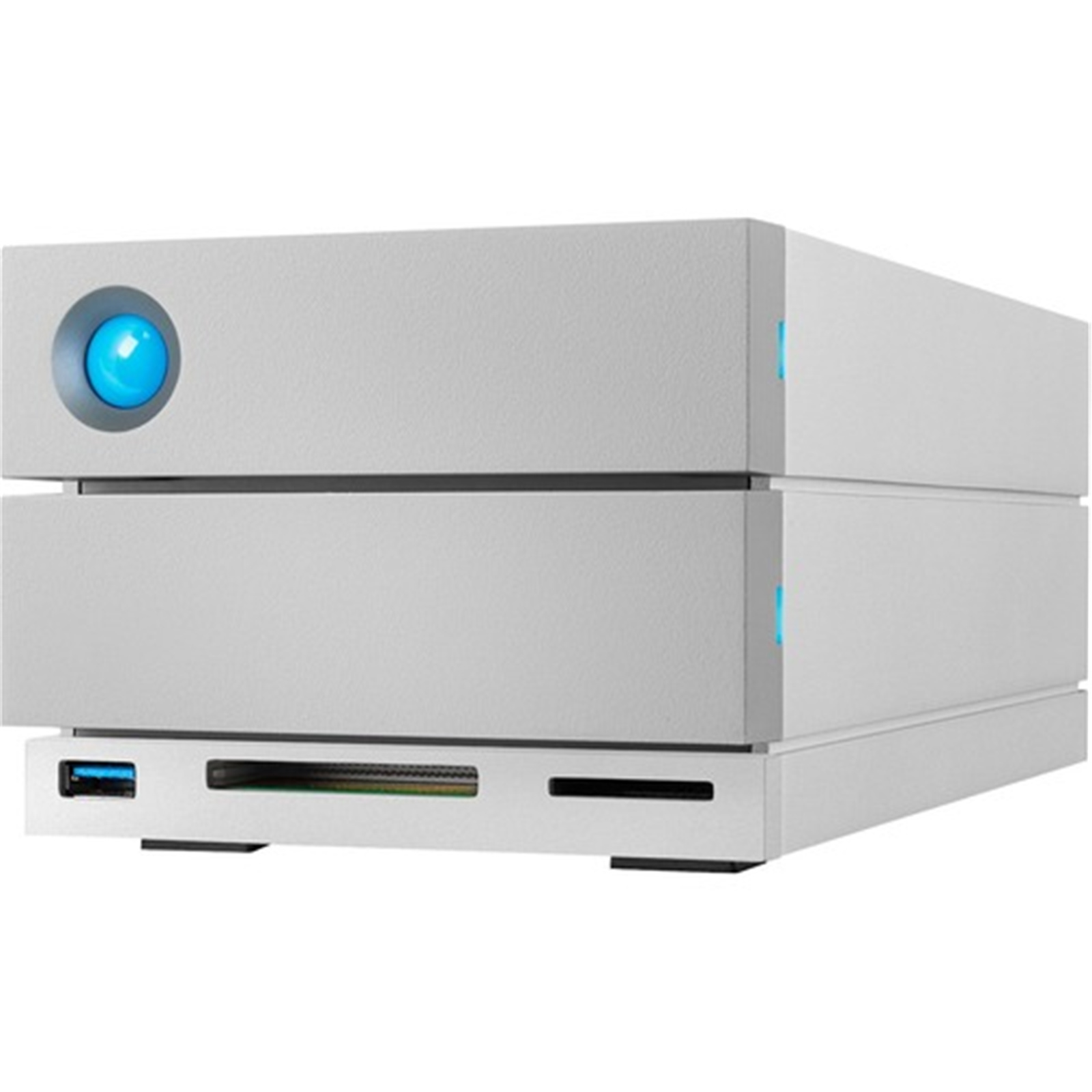 Lacie 2Big Dock 40TB Desktop External HDD Professional Dual-Disk Hardware RAID - USB-C - Thunderbolt 3