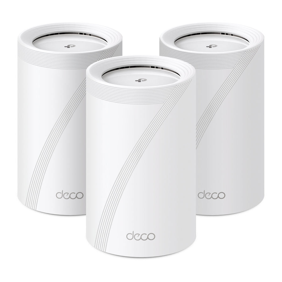 TP-Link Deco BE65, BE11000 Whole Home Mesh Wi-Fi 7 System - 3 Pack