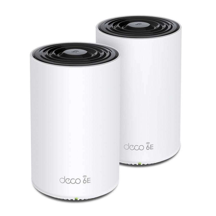 TP LINK Deco XE75 Pro AXE5400 Tri-Band Mesh Wi-Fi 6E System (2 Pack)