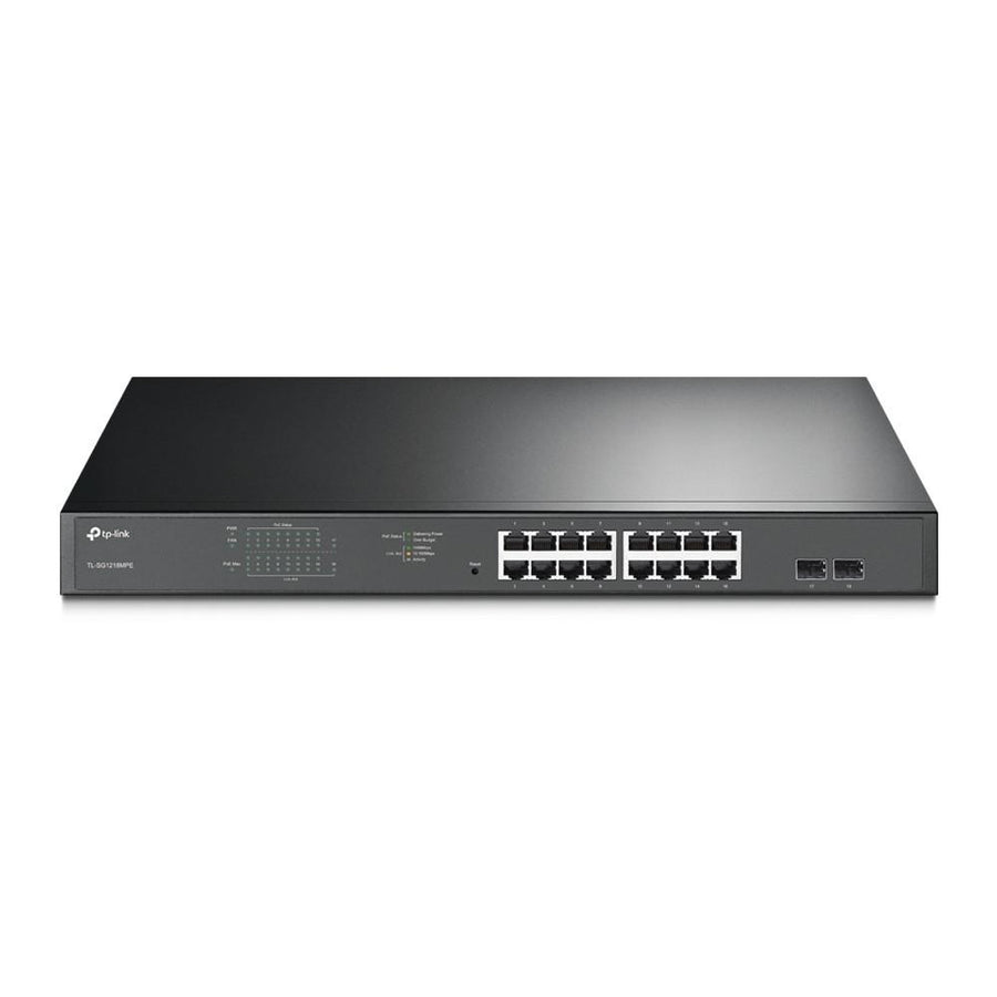 TP-Link SG1218MPE 16 Port Gigabit POE+ Easy Smart Rackmount Switch