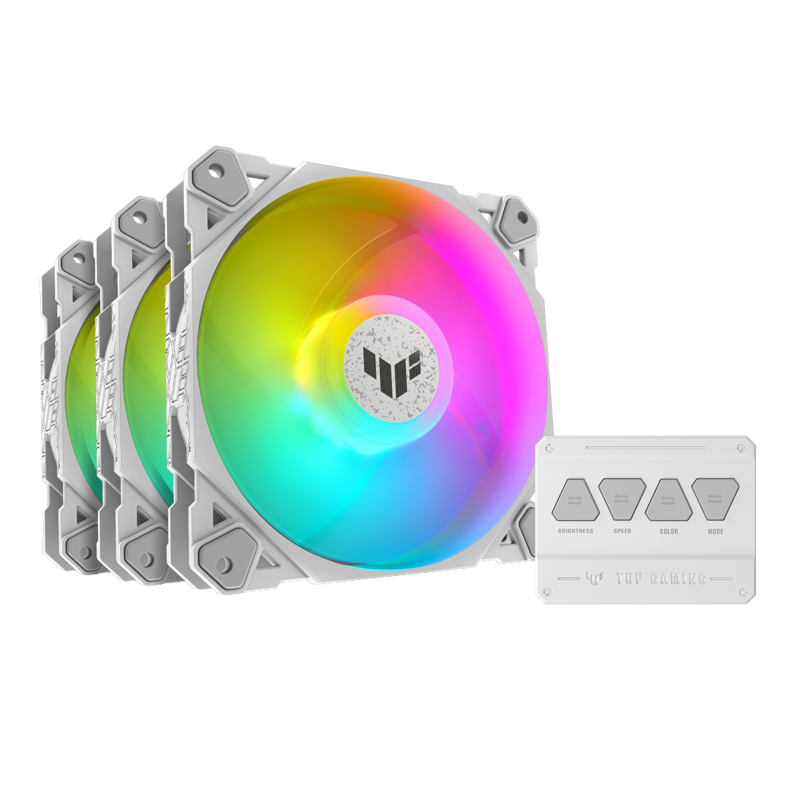ASUS TUF GAMING TF120 ARGB 3IN1 3x 120MM ARGB 4-pin PWM fan for PC cases radiators or CPU cooling