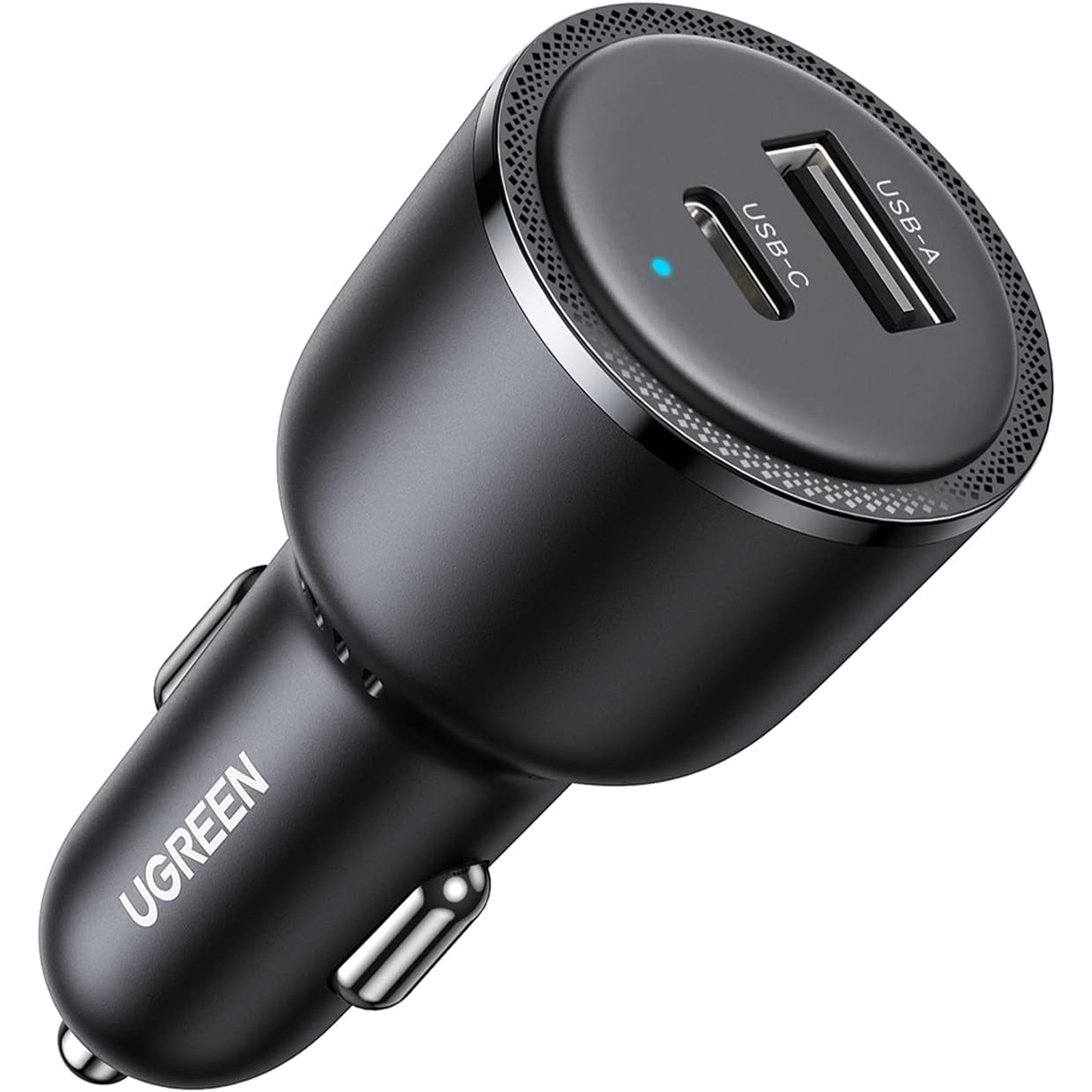 UGREEN CD239 PD 63W Car Charger - USB-C & USB-A - PSS 45W Super Fast Charging 2.0 + QC 18W - Dual Port Charger for Galaxy S23/S22/S21/S20/Note 20 Series iPhone/iPad/MacBook