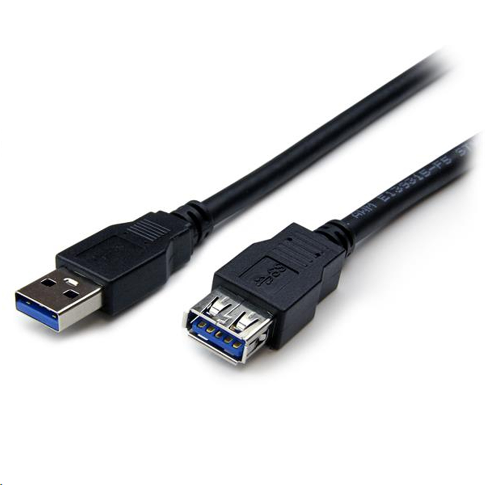 1m Black USB 3.0 Extension Cable M/F