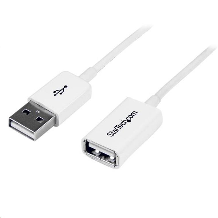 StarTech USBEXTPAA1MW USB2.0 Extension Cable - M/F - 1m - White                                     