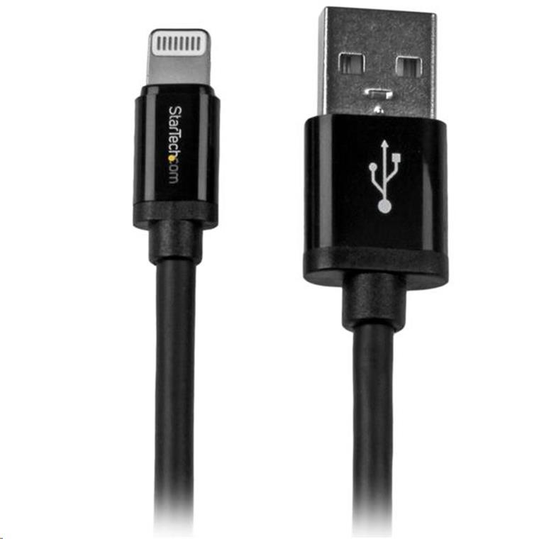 2m Black 8-pin Lightning to USB Cable