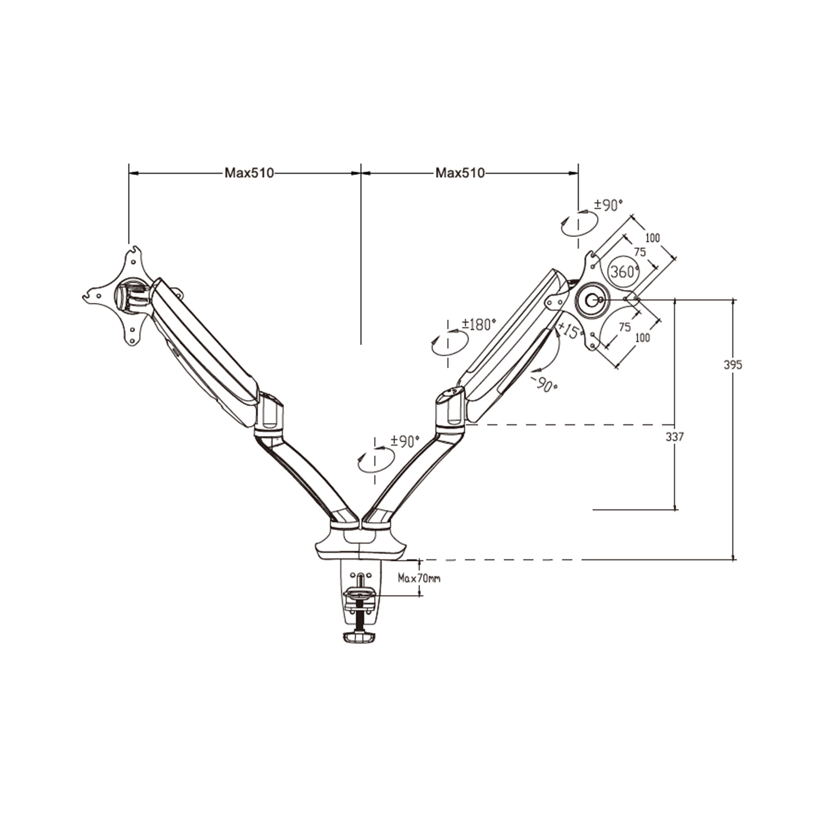 Loctek Pro Mount 17