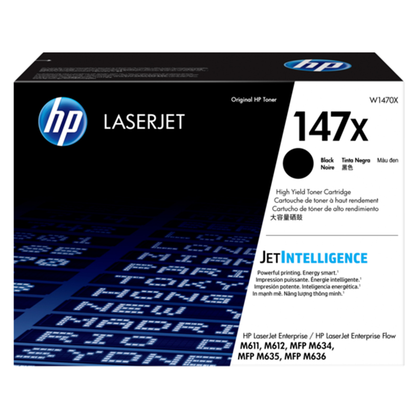 HP #147X Black Toner W1470X