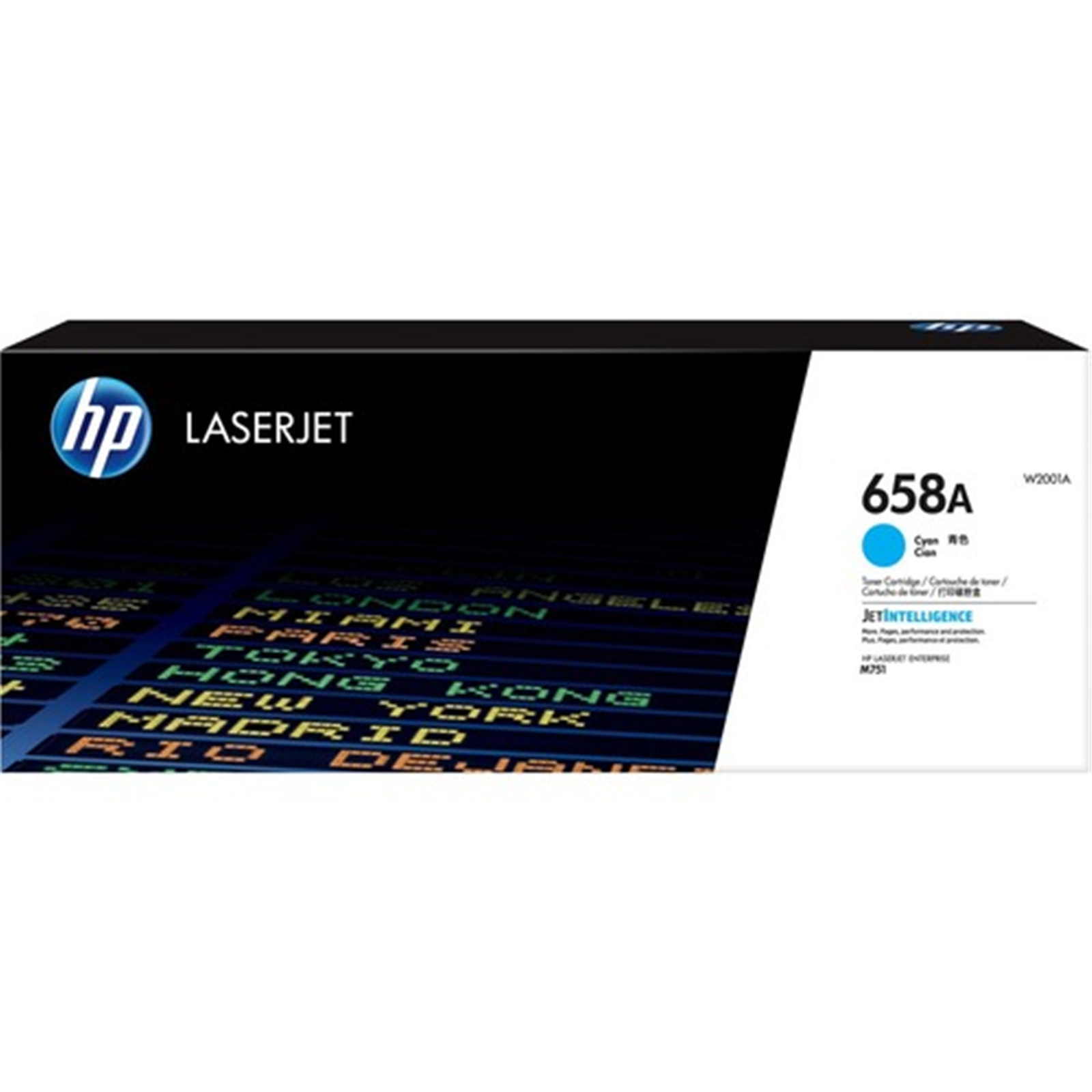 HP #658A Cyan Toner W2001A