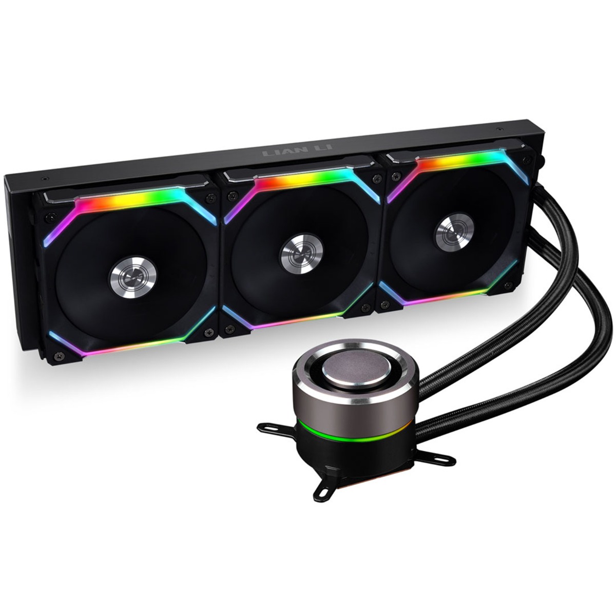Lian Li Galahad 240 Black SL120 240mm AiO Water Cooling with ARGB Fans Support Intel LGA 1700 / 1200 / 115X / 1366 / 775 / 2011 / 2066 AMD AM4 AM5