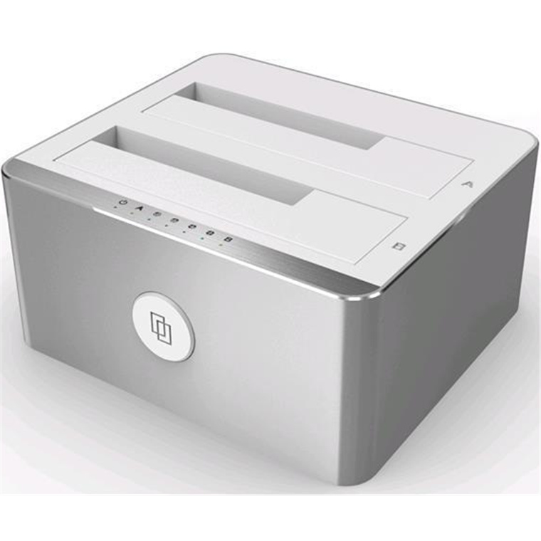 Unitek Y-3027 USB 3.1 GenII USB-C to      SATA 6G Docking Station with offline function with 12V 2A power adapter